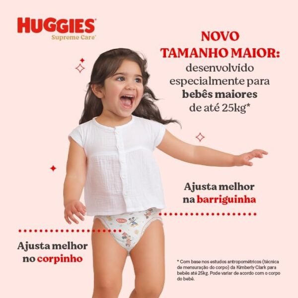 Huggies, Fralda Supreme Care, G, 160 fraldas - Image 24
