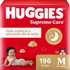 Huggies, Fralda Supreme Care, G, 160 fraldas