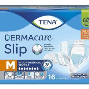 Fralda Geriátrica Tena Dermacare Slip Ultra M Com 16 Un Tamanho Médio