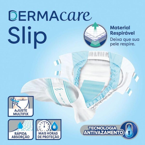 Fralda Geriátrica Tena Slip Dermacare G Leve 24 Pague 22 - Imagem 2