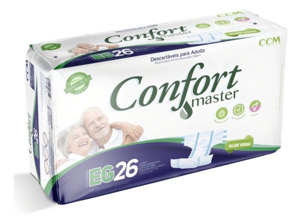 Fralda Geriátrica Descartável Confort Master Adulto Atacado Tamanho Xg