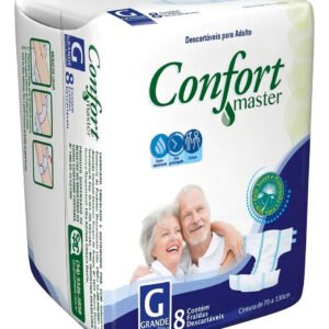 Fralda Geriatrica Confort Master G Com 8 Tiras